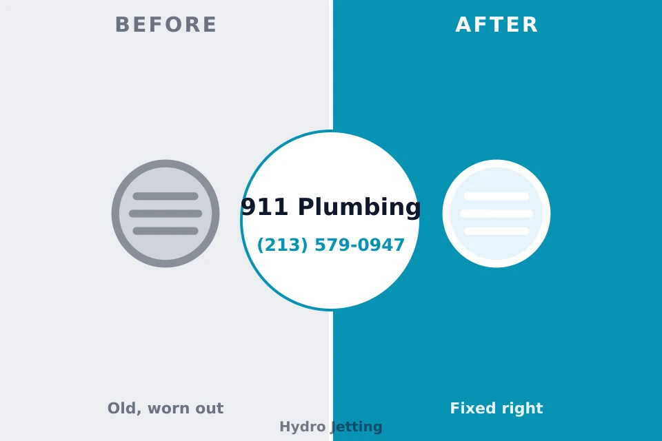 Before and after: plumbing repair Paincourtville, LA